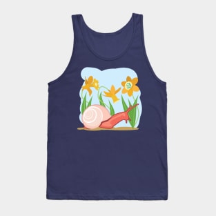 Snail in the Garden Tank Top